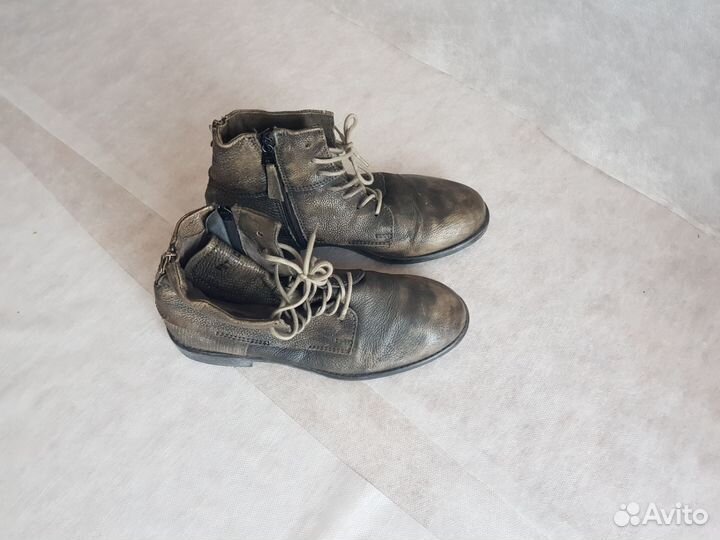 Petrolid (Англия) р40 ботинки муж/жен кожаные