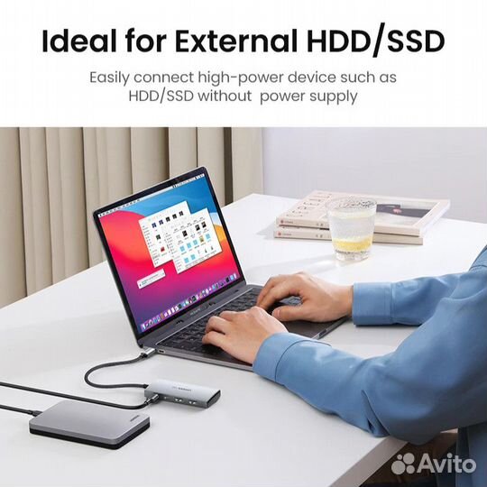 USB hub (хаб, свич, switch), Ugreen 4 порта USB3.2