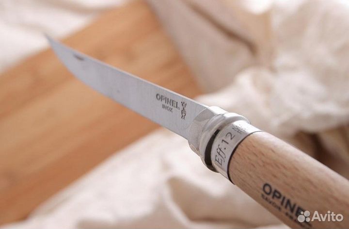 Cкладной нож Opinel филейный № 12 Slim Line бук