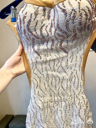 Платье для спортивных бальных танцев Латина Ю-2