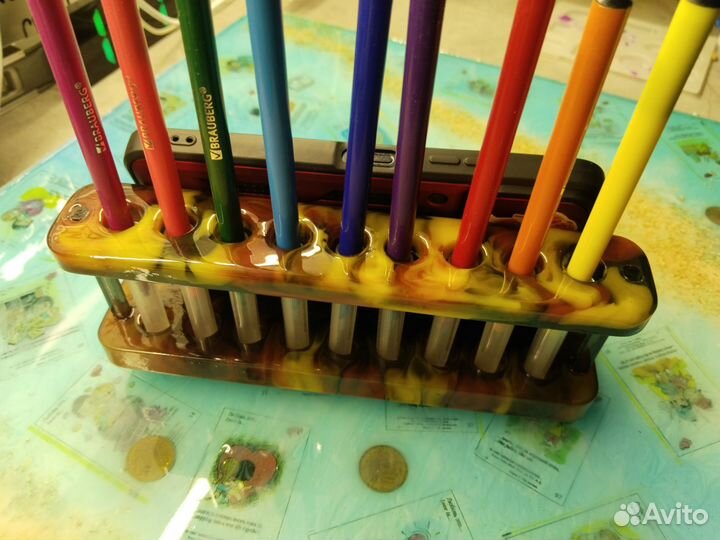 Органайзер для канцелярии + под-ка д. смартфона