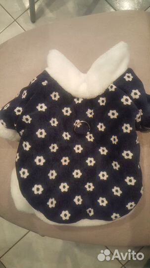 Теплая жилетка для собак мелкой породы