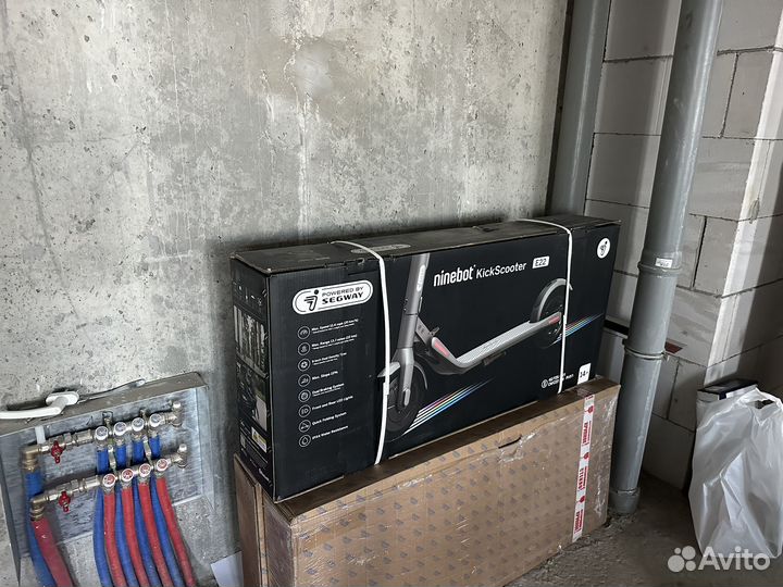 Электросамокат ninebot E22. Новый