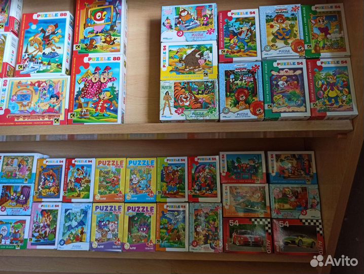 Пазлы новые в ассортименте