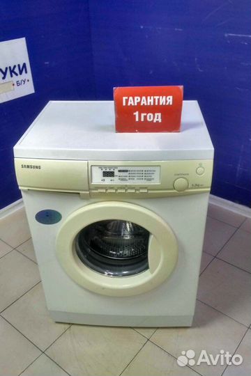 Стиральная машина бу samsung с гарантией 1 год