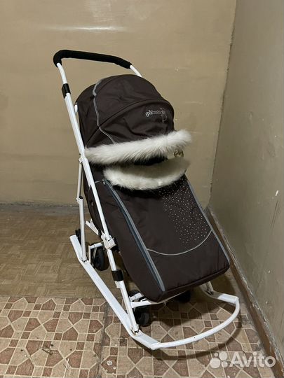 Коляска санки