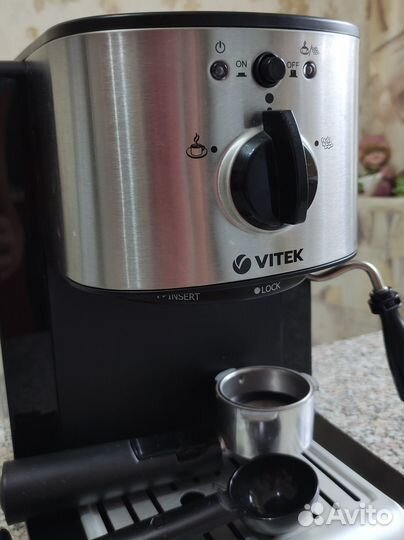 Кофеварка vitek рожковая VT-1513 BK