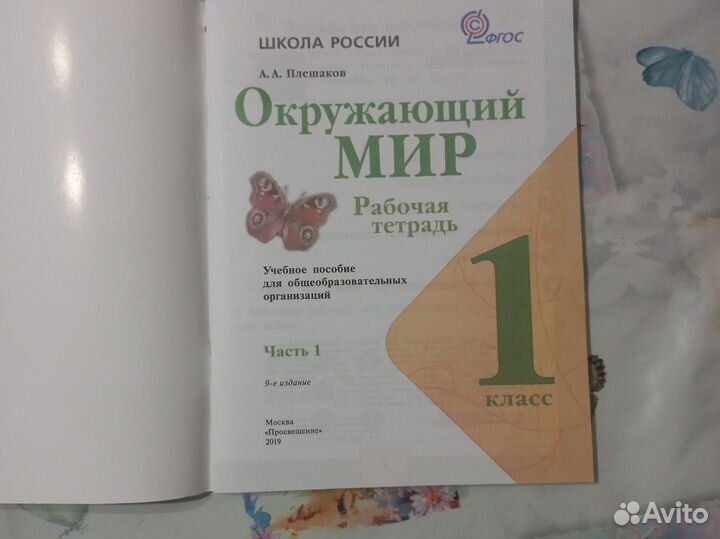 Рабочая тетрадь окружающий мир 1 класс