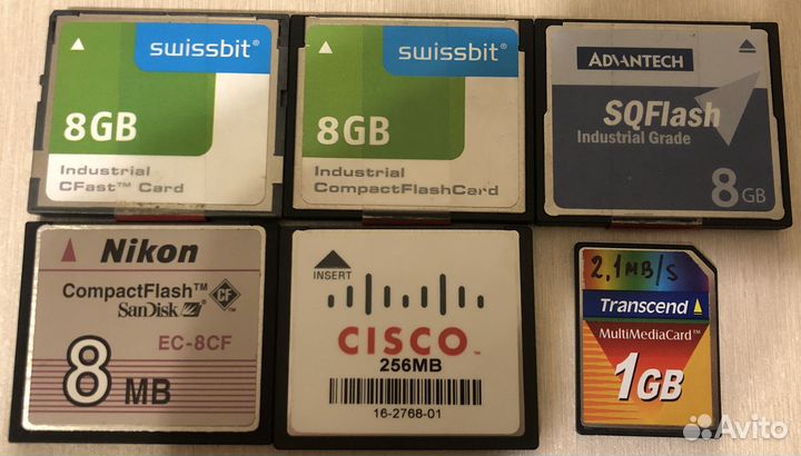 Nikon CompactFlash SanDisk 8MB 1999год
