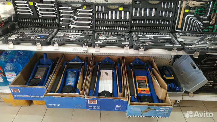 Домкрат подкатной в ассортименте