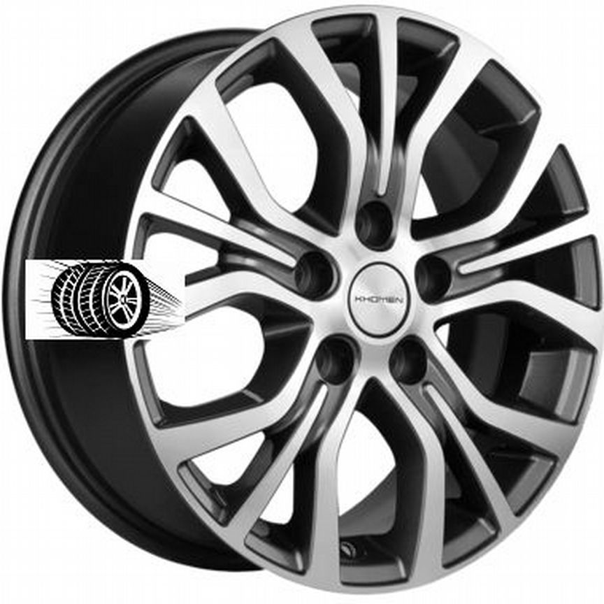 Литые диски Khomen Wheels 6.5×R16 5×114.3