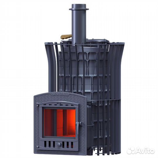 Печь банная(Чугун) Avangard зк40П2 Ураган Тюльпан