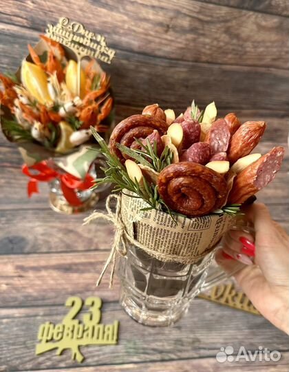 Мужской букет. Съедобный букет