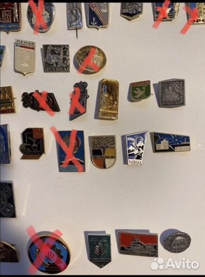 Значки гербы, города