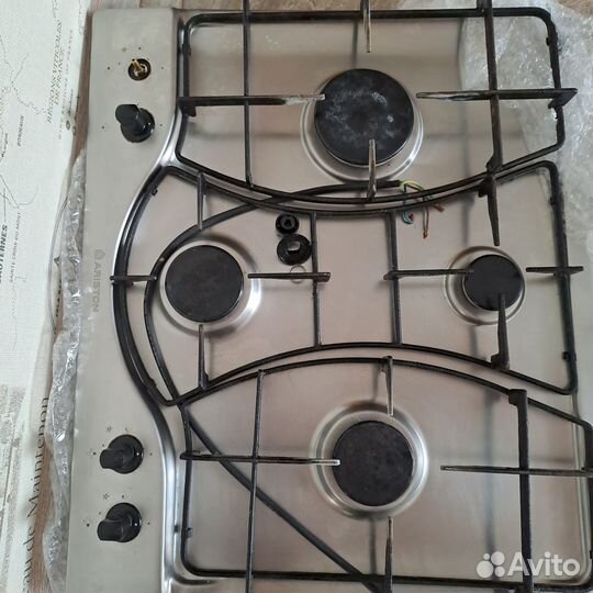 Газовая варочная панель 4 конфорки ariston