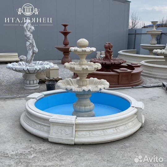 Гранитный фонтан от производителя