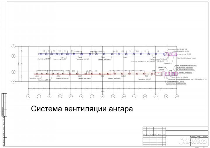 Проект вентиляции и кондиционирования, ов, овик