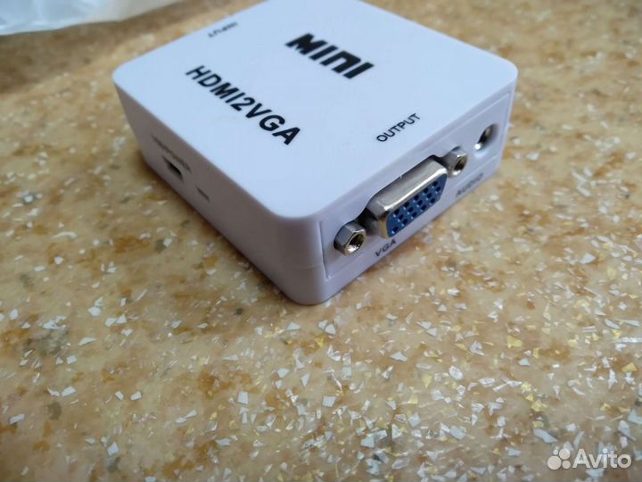 Переходник, адаптер, конвертер hdmi - VGA