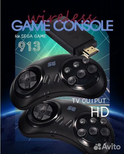 Sega hdmi SG800, приставка 16 bit vs 8 bit