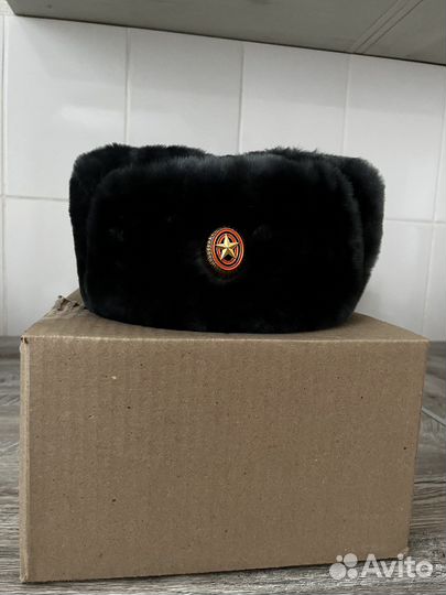 Шапка ушанка офицерская