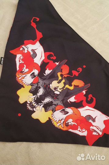 Двусторонняя бандана для средних/крупных собачек