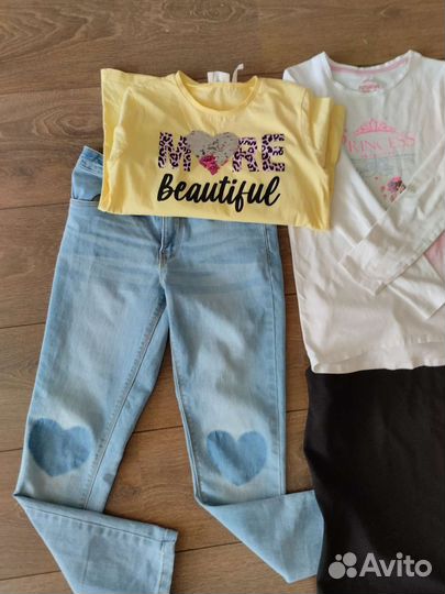 Вещи пакетом на девочку 140/146