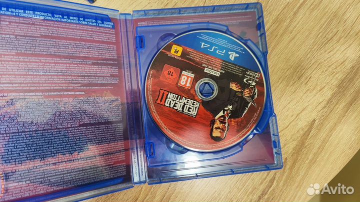 Диски на ps4 red dead redemption 2