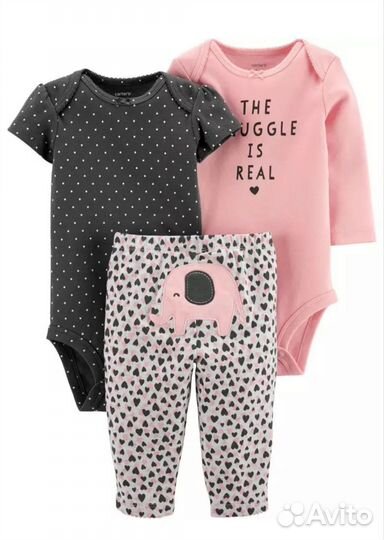 Вещи пакетом для девочки carter's опт