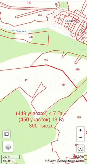 Участок 2,6 га (СНТ, ДНП)