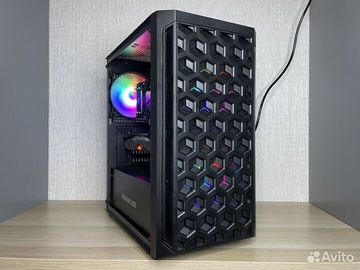 Игровой пк Intel Rx 570 Asus ROG 8гб озу:16гб