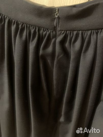 Юбка женская темно-синяя gucci шерстяная