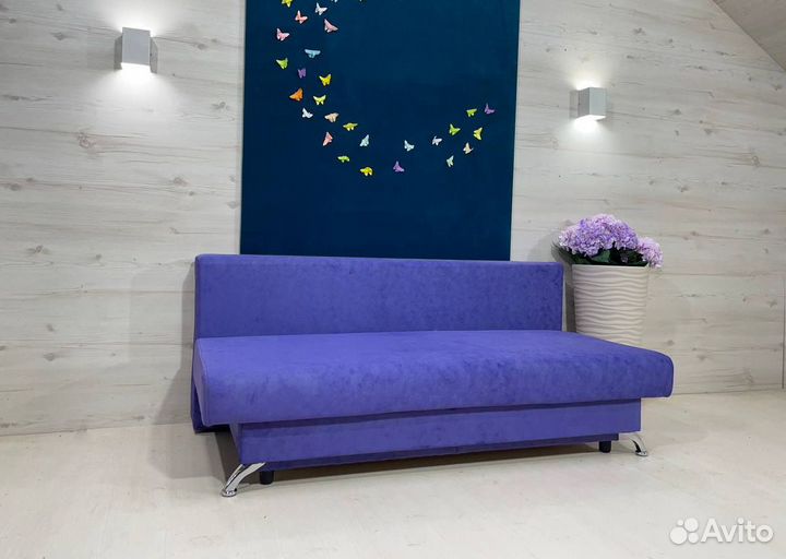 Диван еврокнижка без подлокотников