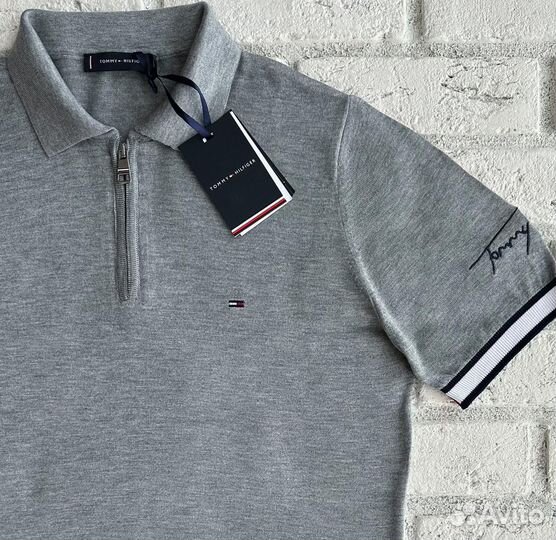 Мужское вязаное поло Tommy Hilfiger