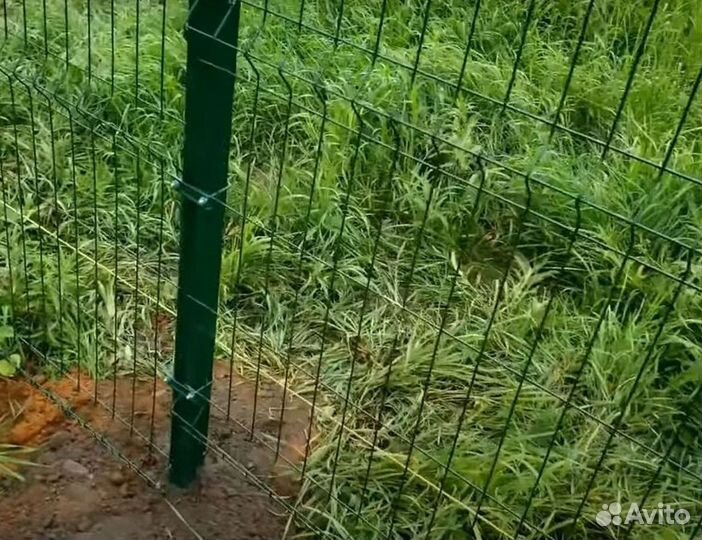 Забор из сетки 3D