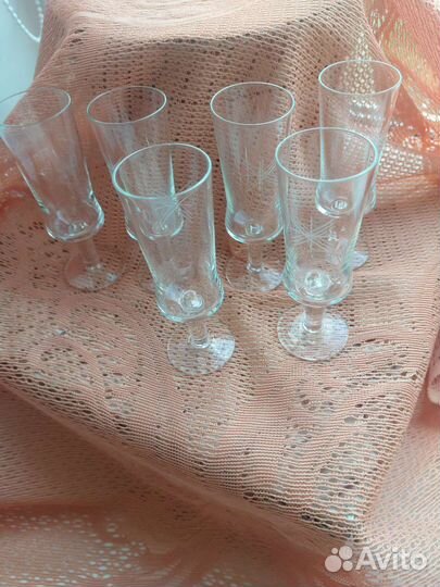 Рюмки, стаканы, креманки
