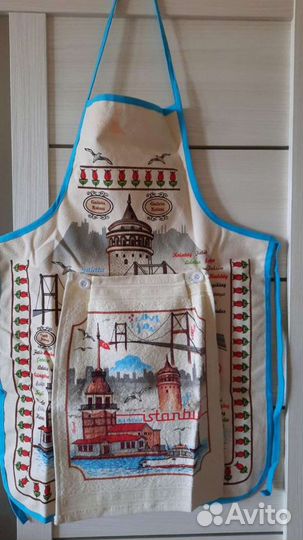 Кухонный фартук+ полотенце. Турция