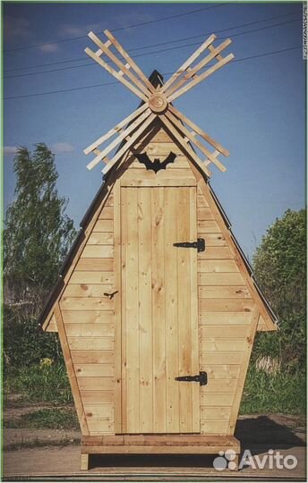 Уличный туалет домик с установкой лчи 252