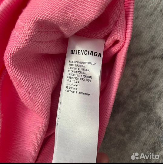 Зипка Balenciaga x polo розовый