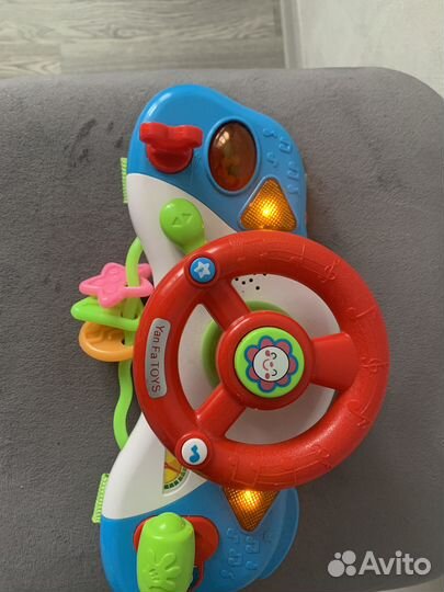 Руль детский музыкальный yan fa toys