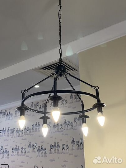 Люстра потолочная подвесная бу