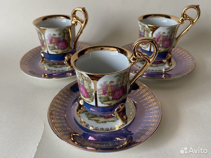 Чашка с блюдцем Ohashi China 1932 Япония