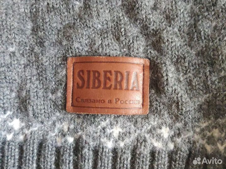 Свитер шерстяной мужской siberia