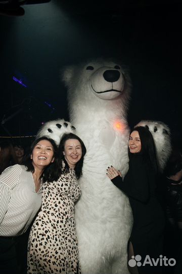 Горилла, зайцы, мишка, чебурашка