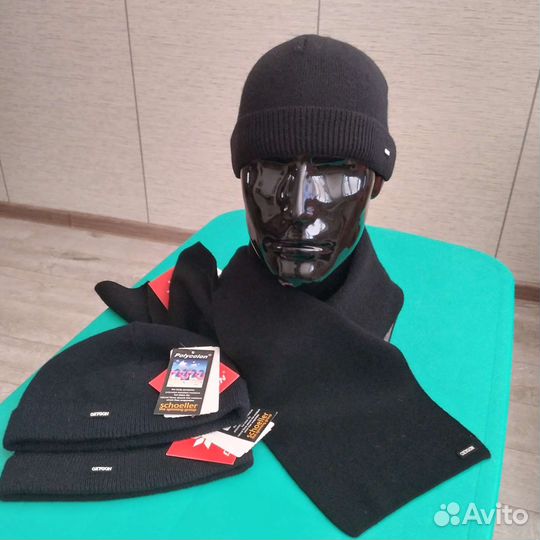 Шапка,шарф мужской