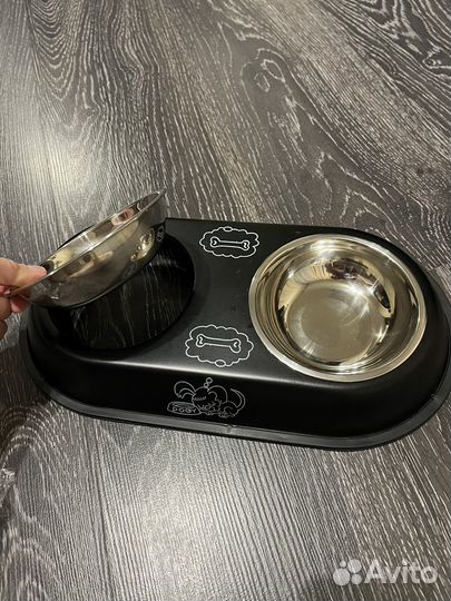 Миска двойная для животных