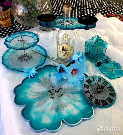 Эксклюзивный набор посуды ручной работы