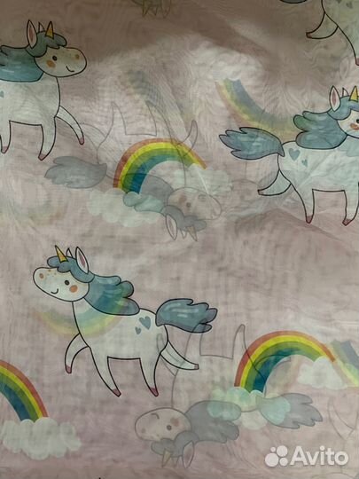 Тюль с Единорогами