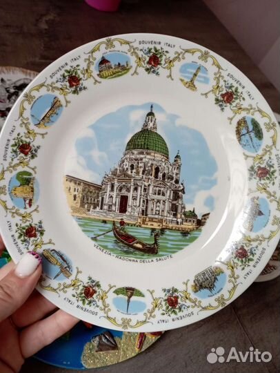 Сувенир настенная тарелка европа