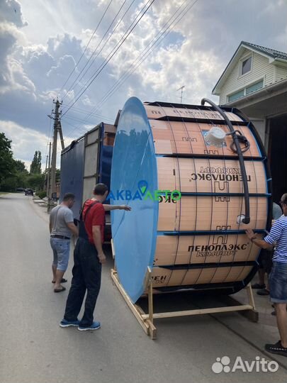 Бассейн из полипропилена круглый