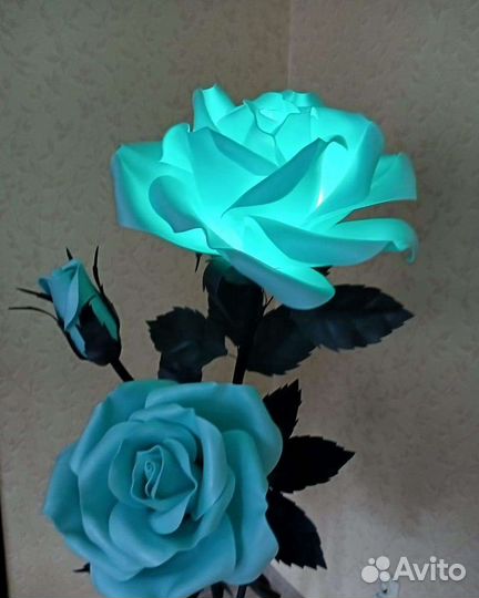 Роза светильник из изолона